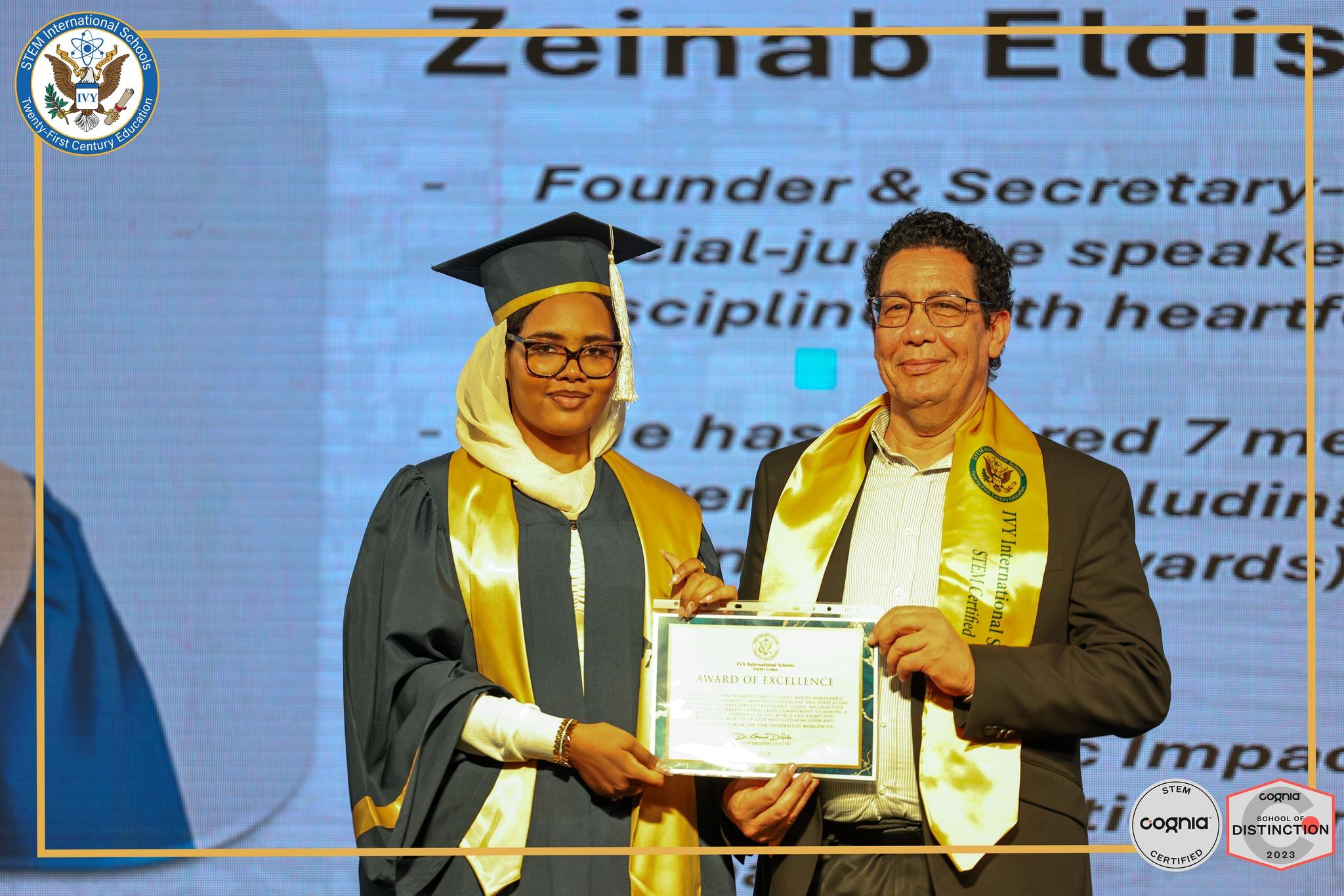       Zeinab Eltigani | From IVY to Global Health – A Leader of Empathy, Innovation, and Impact Celebrating Brilliance: A Scholar in the Making