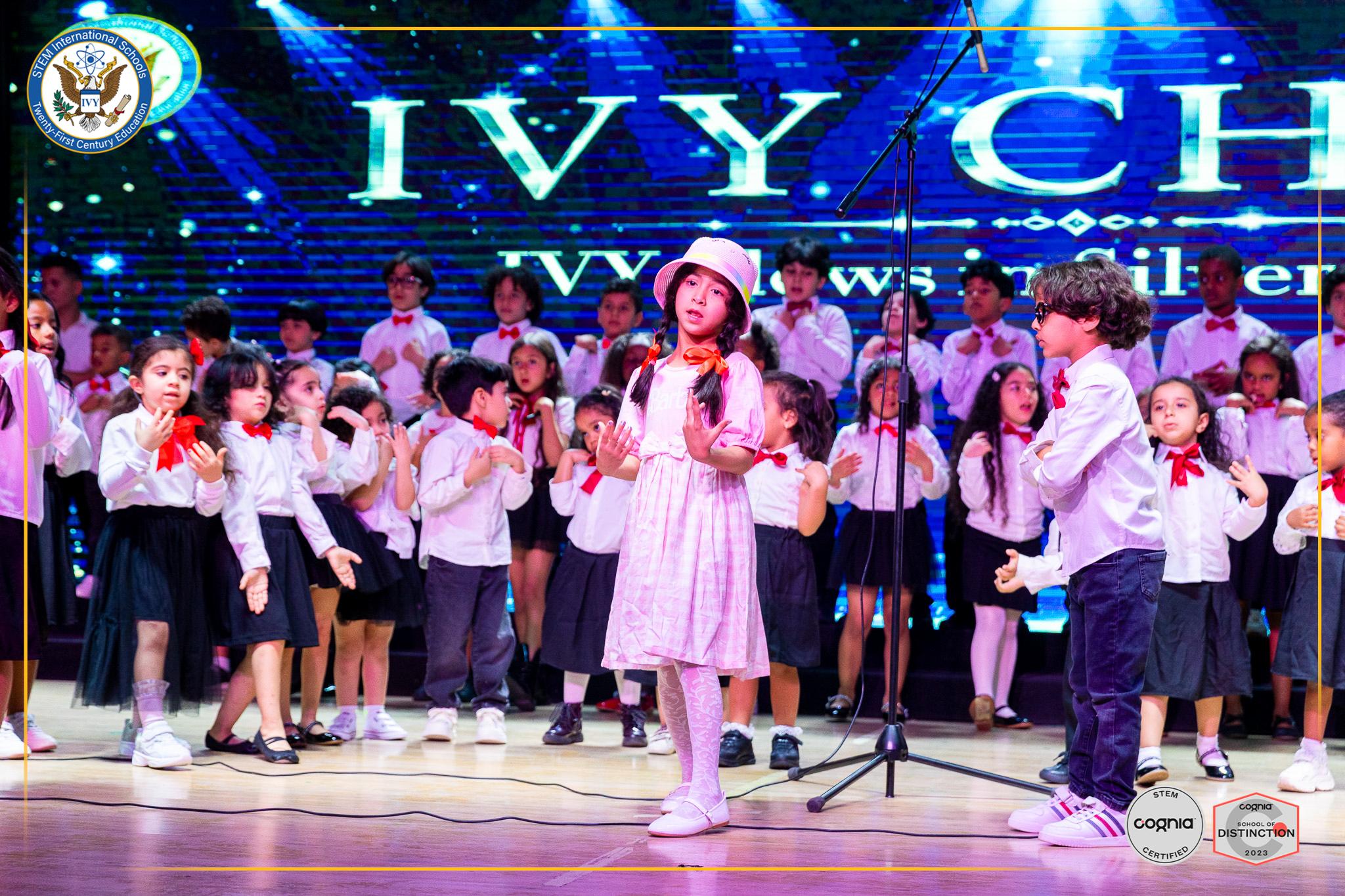 IVY Glows in Silver Classics 2026 🎩💫
An unforgettable celebration of creativity, confidence, and character.
Join us for the IVY STEM International School Annual Show, where our young performers from Pre-K through Grade 1 take center stage to inspire, shine, and celebrate their unique talents.
At IVY, we believe every child deserves an equal opportunity to succeed. No one is left behind every student has a place, a voice, and a moment to shine on the IVY stage.
Our Annual Show is more than a performance; it is where confidence is built, character is shaped, and lifelong memories begin.
Together, let’s celebrate every smile, every achievement, and every little star as they show the world that today’s small steps become tomorrow’s great leaders.
💙 One Stage. One Community. Every Child Shines.�