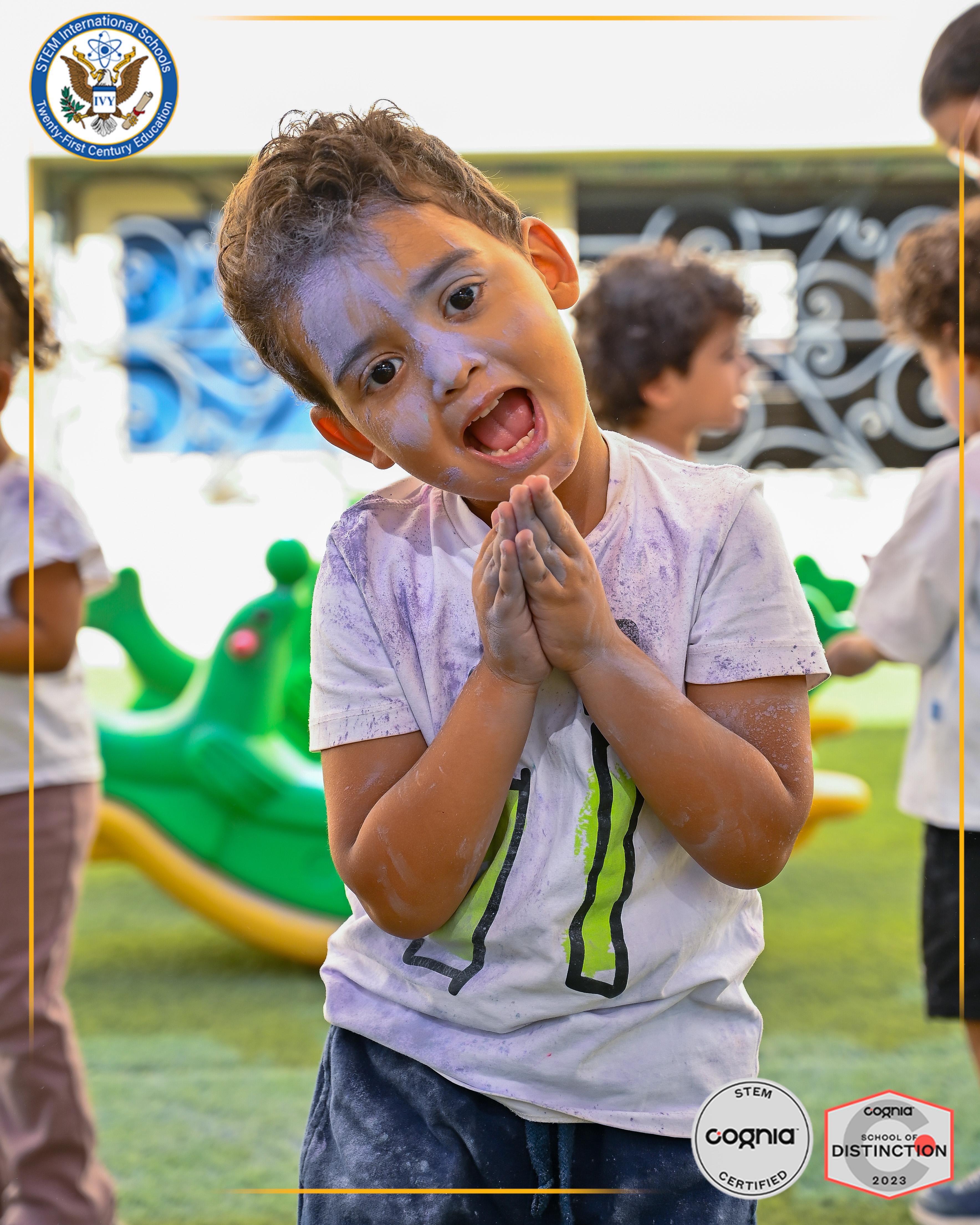Life is a canvas, and today we threw all the colors! 🎨🌈
The fun was turned all the way up at IVY with an unforgettable Color Fight! 🌈✨
Our students filled the day with laughter, energy, colorful moments, and endless smiles. 😍
Because at IVY, learning is important—but making happy memories is part of the journey too! 💫
Color the day. Spread the joy. Make memories! 🌈💙💛
At IVY STEM International Schools, we believe in creating unforgettable memories where kids can express themselves freely and learn through joyful, engaging experiences! ✨
#IVYSTEM #MessyPlay #LearningThroughPlay #EarlyYears #STEMInternationalSchools #ChildhoodMemories #CreativeKids