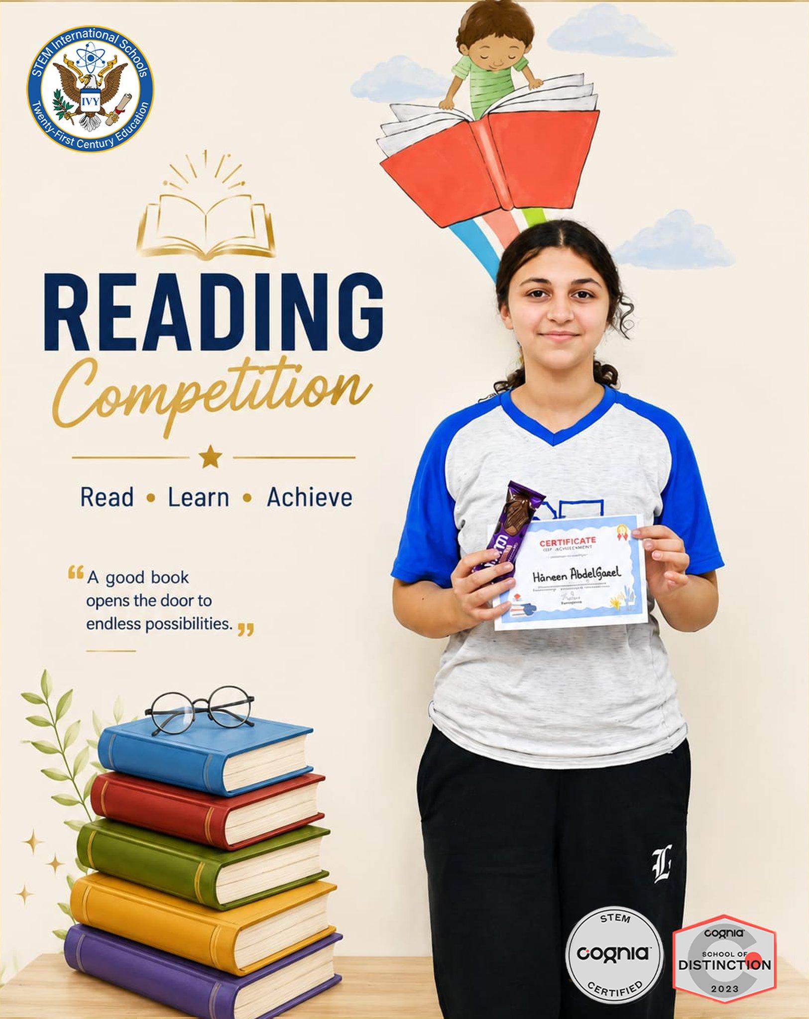 A big round of applause to our Elementary students for their amazing participation in the Reading Competition 👏💙