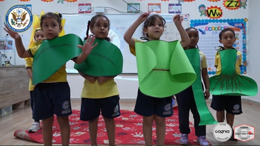 Our little KG learners at IVY International Schools brought the parts of a plant to life — each pro